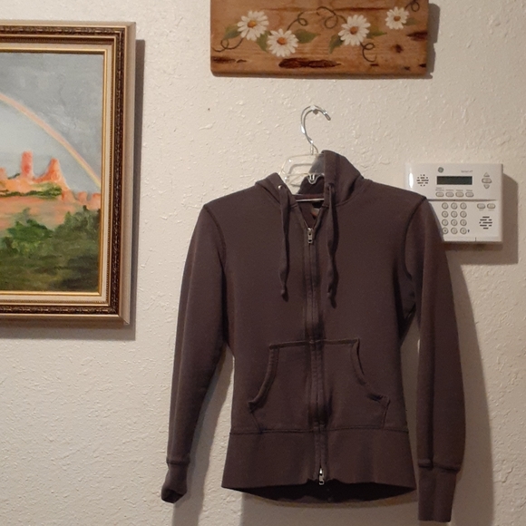 District Grey Pittbull Zip Up Jacket, Size S - Picture 2 of 8